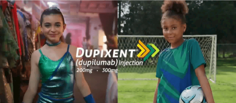 Dupixent Commercial actress Jolie and Grace Ad Script