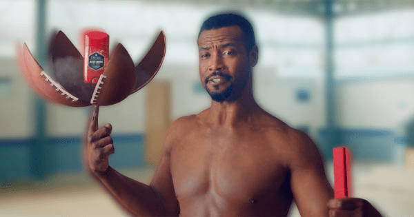 Isaiah Mustafa- in Old spice guy Ad