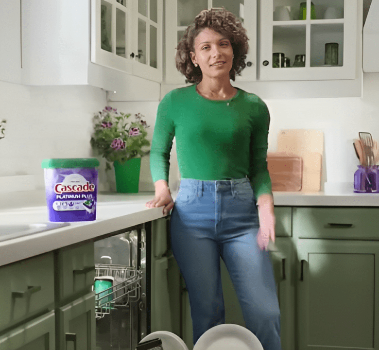 Cascade Platinum Plus Commercial Actress name 2023