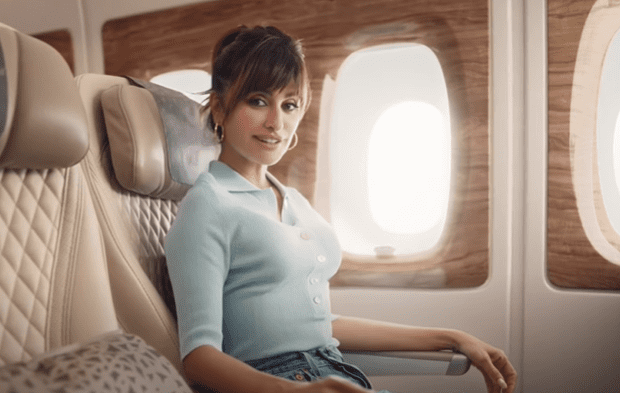 emirates airlines commercial actress Penelope Cruz