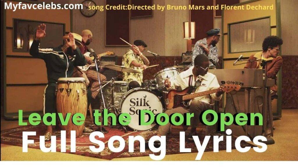 Lyrics leave the door open lyrics by Bruno mars
