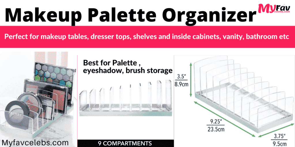 acrylic organizer for makeup palette