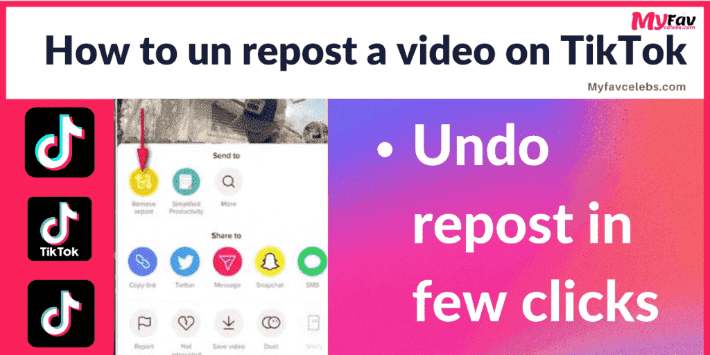 How Do You Undo Repost Something On Tiktok