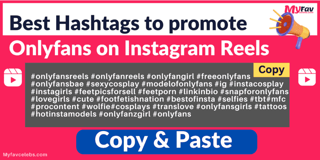 Best hashtags to promote Onlyfans on Instagram