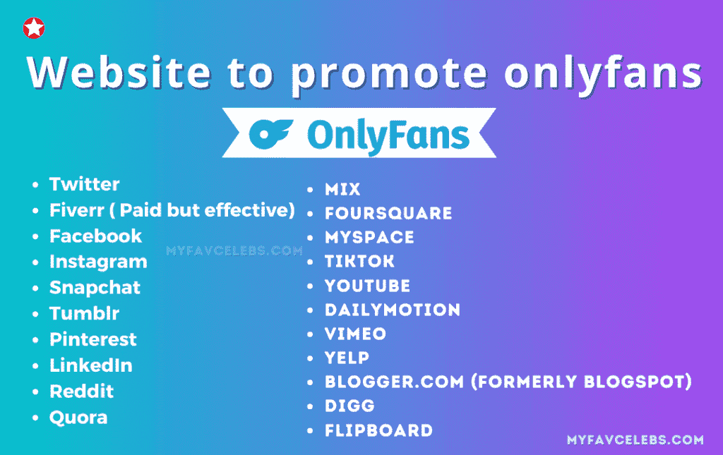 Website to promote onlyfans