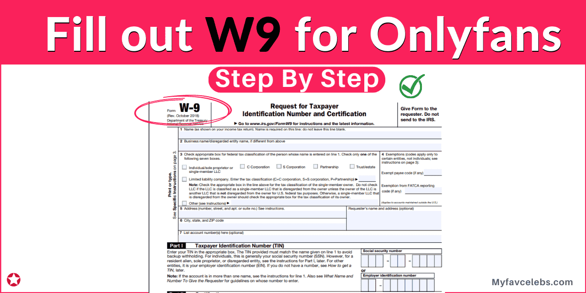 How To Fill Out W9 For Onlyfans Step By Step Guide 8179