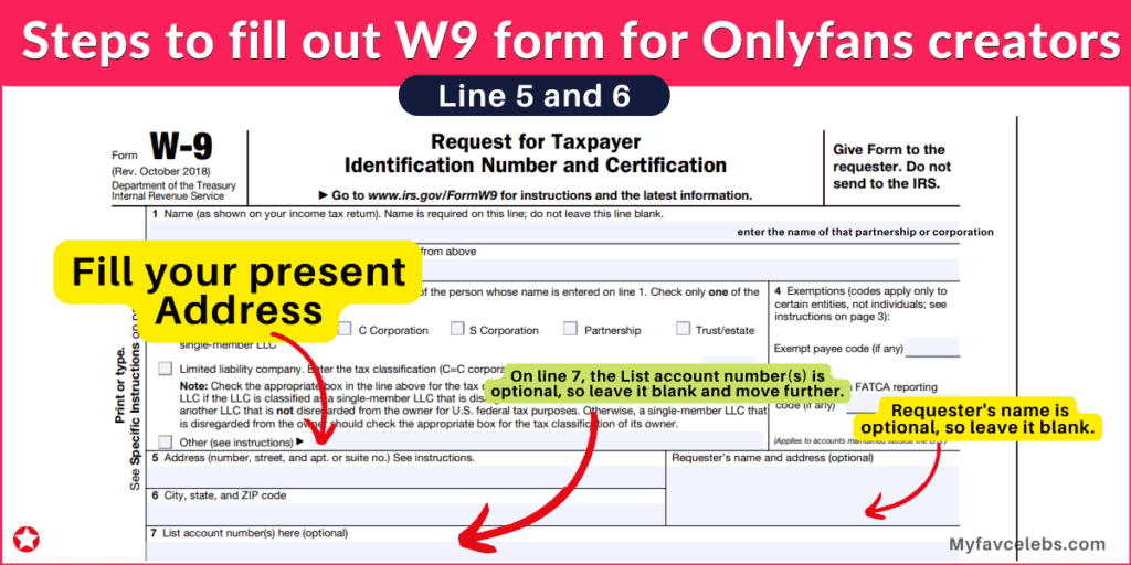 How to fill out W9 for Onlyfans? StepbyStep Guide