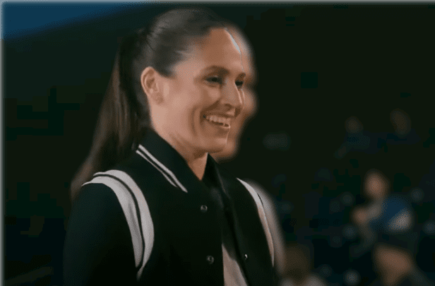 Sue Bird in the capital one commercial