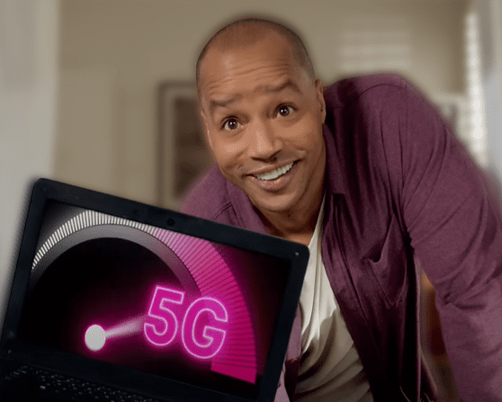 Donald Adeosun Faison in T mobile commercial