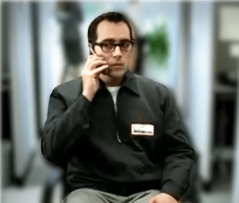 Paul Marcarelli Can you hear me Now guy in the Verizon commercial