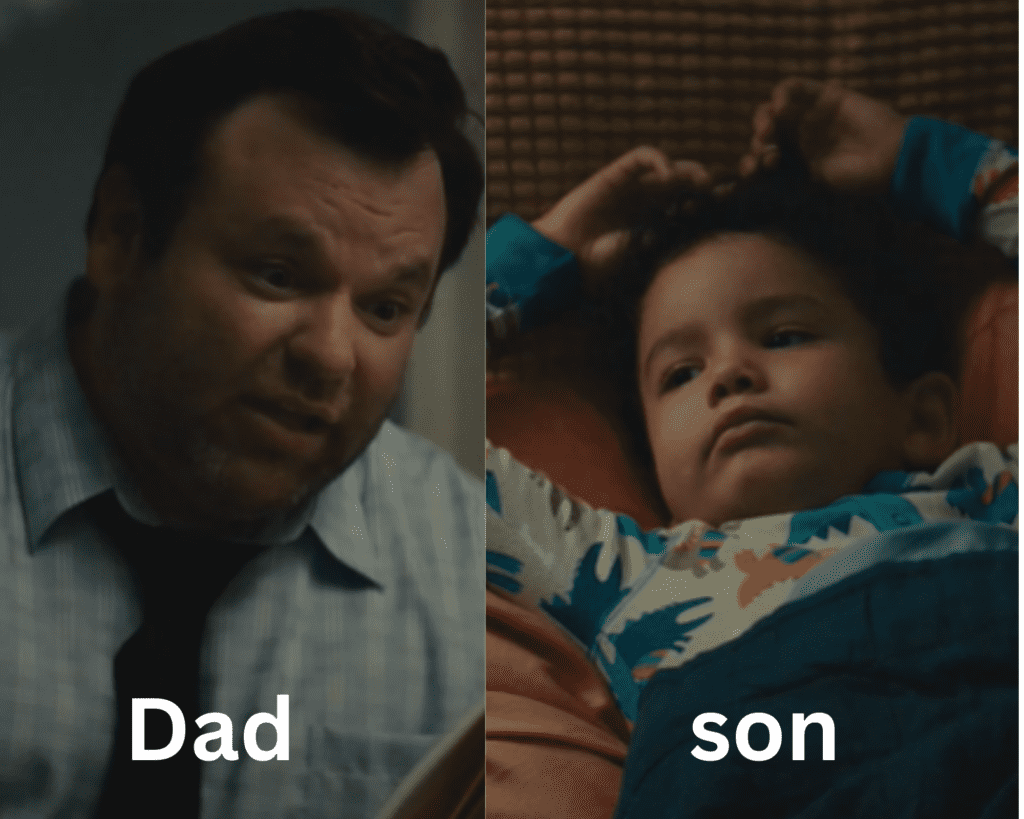 Las Vegas broccoli commercial actor: Child and Dad