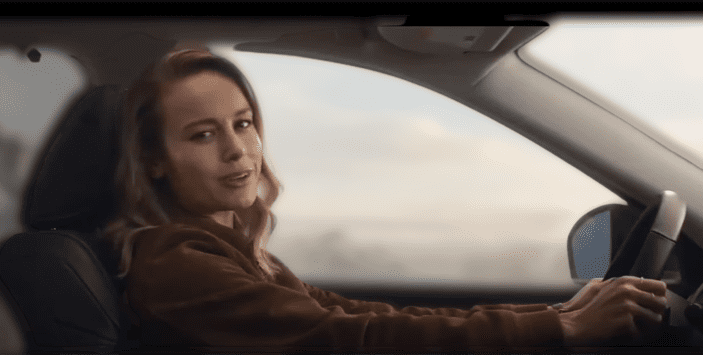 Nissan commercial actress Brie Larson