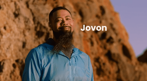 Who is Jovon in dovato commercial?