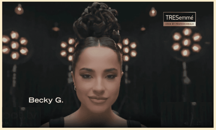 Tresemme commercial actress Becky G 2023