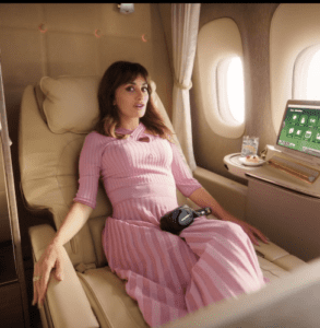 Emirates Commercial Actress 2023: Penelope Cruz