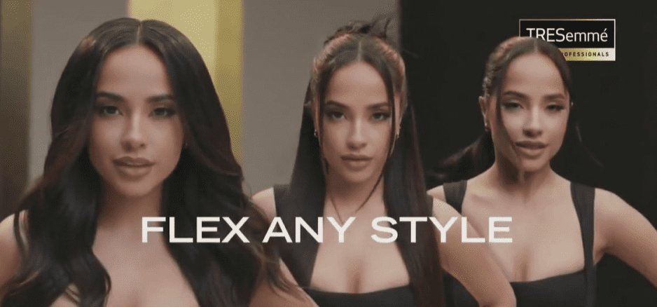 Tresemme commercial actress and singer Becky G's Stardom