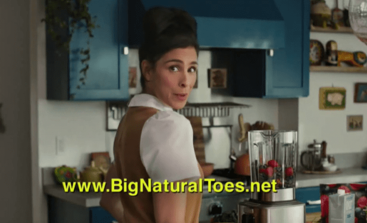 Big Natural Toes commercial Actress: Sarah Silverman