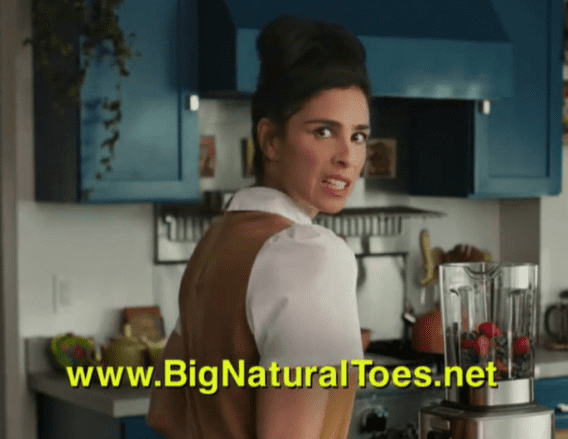 Ube One Big Natural Toes commercial And reality of bignaturaltoes.net by sarah silverman