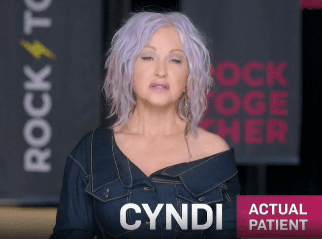 'Enough' COSENTYX TV ad (All Cosentyx ads featuring Cyndi Lauper )