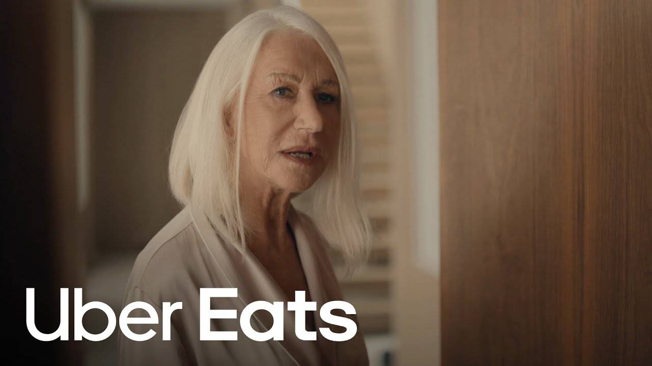 Uber Eats Commercial Actress Helen Mirren (Latest Ad)